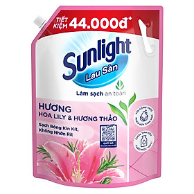 Mua Túi Nước lau sàn Sunlight Hoa Lily & Hương Thảo ngát hương lau nhà sạch bóng 3.6 KG tại Tiki Trading