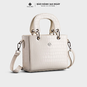 Mua Túi xách nữ cầm tay vân da cá sấu lady Yuumy YTX31 - Trắng tại LATA OFFICIAL