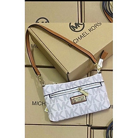 Mua Ví cầm tay kẹp nách có đeo chéo bản 2 dây họa tiết da đẹp SMANO hỏa tốc - Trắng to tại SMANO