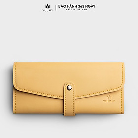 Mua Ví nữ cầm tay dáng dài YUUMY Seasand YUUMY YV47 phong cách hiện đại nhiều ngăn đựng tiền, thẻ card - Màu vàng tại LATA OFFICIAL