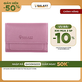 Mua Ví Nữ Cầm Tay Gấp Gọn Để Tiền Thẻ Galaxy Store GVNUB04 - Hàng Chính Hãng - Màu Hồng Ruốc tại Galaxy Store