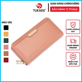 Mua Ví nữ dài cầm tay đựng tiền TAILIAN thời trang đựng tiền điện thoại da cao cấp cực đẹp giá rẻ TL25 - T9612-006 HỒNG tại TUKADO Official Store
