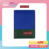 mua vi v i modern fabric vertical wallet havias xanh navy t i havias